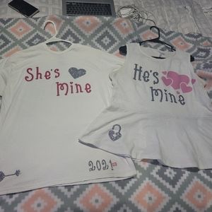 Valentines Day Tshirts His and Hers